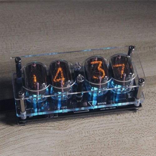 Horloge tube acrylique - horloge,