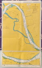 Carte Vintage Admiralty 1620 De China-Chang Jiang Jiangyin Gang À Luocheng Zhou