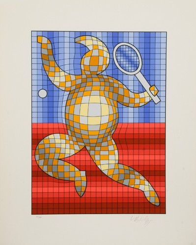Tennis par victor - par, vasarely
