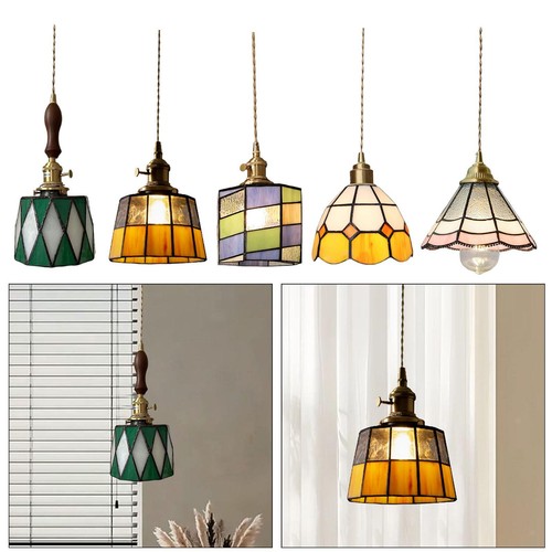 Lampe suspension vitrail - lampe, à