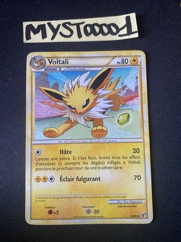 Carte pokemon voltali 90 - carte,