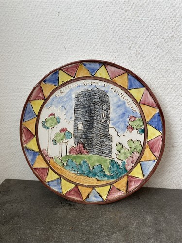 Ancienne assiette décorative - ancienne,