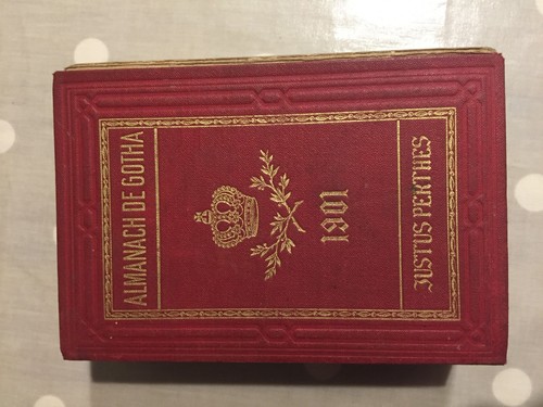 Almanach gotha 1901 - gotha,