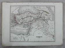 Carte d'Atlas de 1832 Monin -