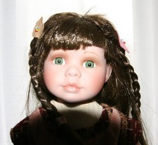 POUPEE TETE MAINS PIEDS PORCELAINE 40 CMS N° 6