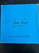 Vintage 1985 Jeu De Société Trivial Pursuit Edition Junior Complet