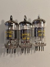 Lot de 3 tubes électroniques