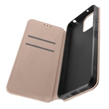 Étui pour Xiaomi Redmi 12 Porte-carte Support Vidéo Clapet Magnétique Or