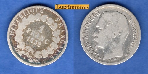 Franc 1852 paris tb i - paris,