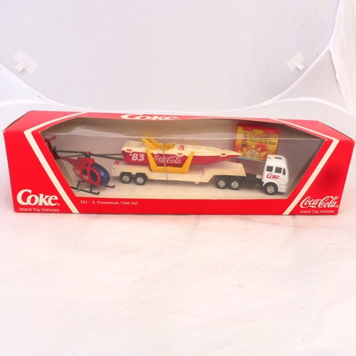 Coca cola powerboat - powerboat, heli