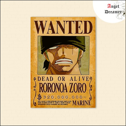 Poster one piece - , zoro