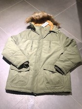 Neuf - Manteau Homme hiver, Parka chaude avec fourrure  et capuche amovible