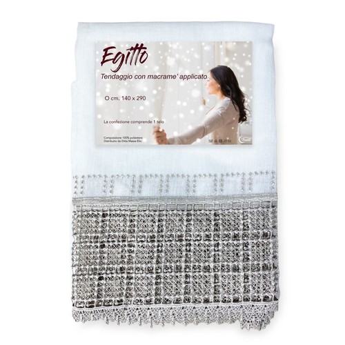 Rideau egypte avec dentelle - egypte,
