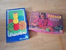 TRICOTIN + TISSAGE : JEU DE CREATION LOISIRS CREATIFS - TRICOT COUTURE MERCERIE