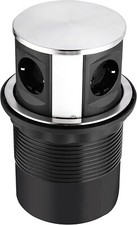 Prise de table rétractable Elbe Inno 4 compartiments Bloc multiprise #W