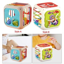 Montessori Sensory Bin Forme Trieur Jouets Éducatifs avec Bandes Élastiques