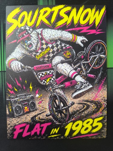 Plaque alu sourtsnow - sourtsnow, bmx