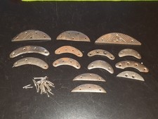 Lot de plaques d'appui métal pour chaussures / brodequins - militaire ww1 ww2 ?