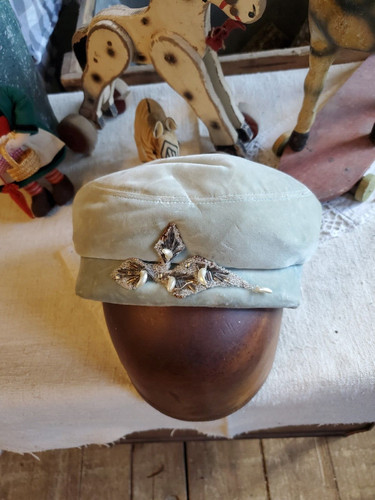 Chapeau bibi ancien brodé - chapeau/bibi,