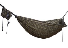 Hamac de voyage Camper Double Camo avec sangles de construction / 2 personnes...
