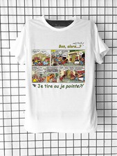 Tee-shirt Pétanque scène d'Astérix Je tire ou je pointe Boule Mixte et enfant BD