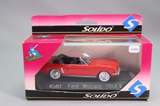 LL1512 SOLIDO SIXTIES 4540 1/43 1:43 Ford Mustang 1964 1/2 cabriolet rouge