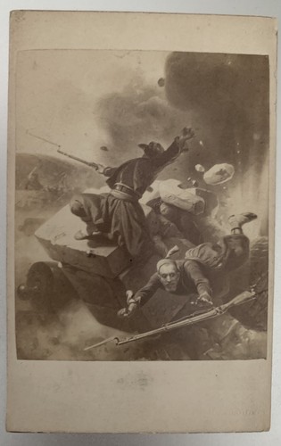 Zouave pontifical cdv - pontifical,