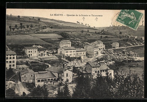 Cpa sèauve quartier de - la,