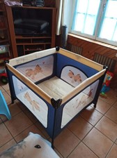 TecTake 402205 105x105x78cm Parc Bébé Pliable avec Sac de Transport - Bleu