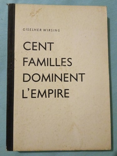 Cent familles dirigent - cent,