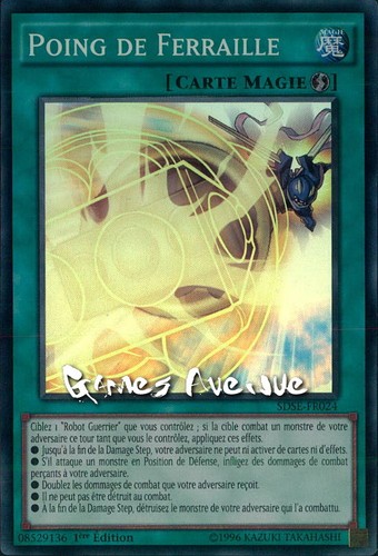Poing de ferraille - yu-gi-oh,