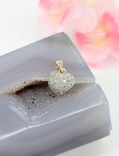 Pendentif coeur ors avec - pendentif, en
