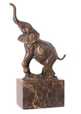 Sculpture En Bronze Éléphant