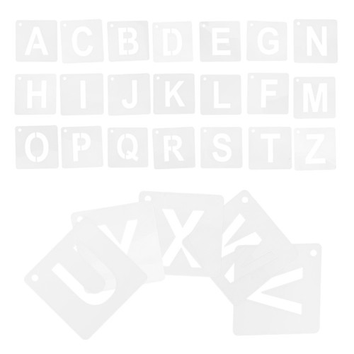 Lettres pochoir anglaises - lettres,