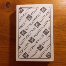 Jeu de 32 cartes Publicitaire avec carton d'emballage - Banque  CAISSE D'EPARGNE