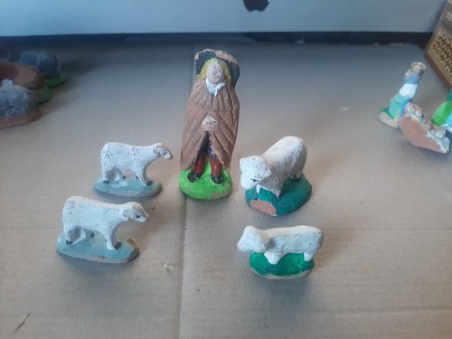Santon berger moutons - santon,