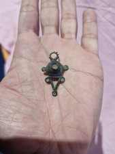 Rare Fibule en Bronze, 2ème 3ème siècles, Alsace 