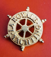 MEDAILLE Insigne ♦ BADGE Barre de Bateau Voilier Galion LA ROYALE YACHTING
