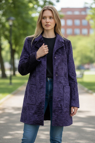 Veste fausse fourrure en - en,