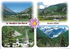 CARTE POSTALE SERRE CHEVALIER MONETIER LES BAINS  (05) VUE GÉNÉRALE