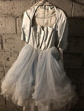 Sublime Robe Cocktail et Veste Mariage Longue Brodée/Strass, Jupon Tulle