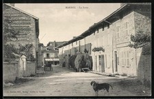 CPA Marboz, La Poste et rue