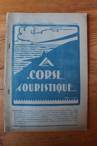 Revue corse touristique - revue,