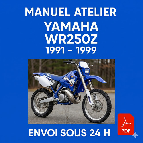 Manuel atelier yamaha wr250z - atelier,