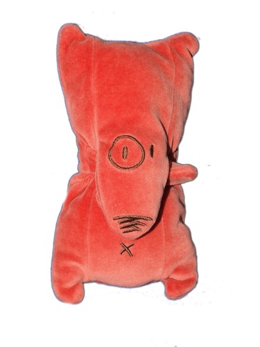 Doudou coussin noeud chien - doudou,
