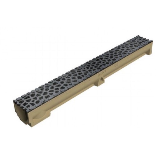 Caniveau béton polymère h95 - caniveau,