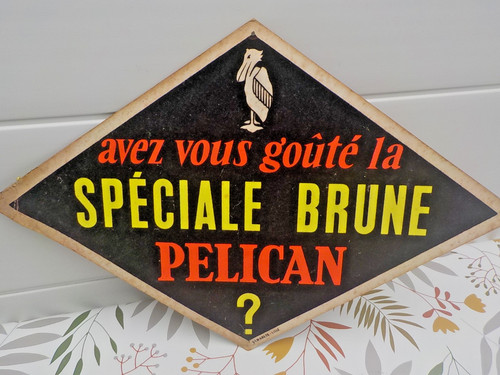 Carton feutre ancien biere - feutre,