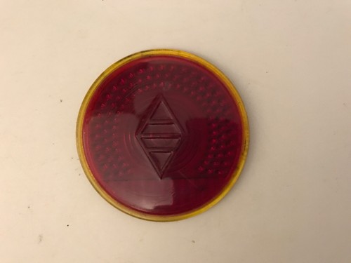 Cabochon verre feu - feu, arrière