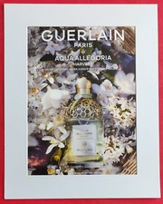 Publicité de presse: Parfum AQUA ALLEGORIA Harvest de GUERLAIN Paris