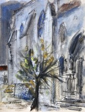 GERMANIER Jean-Pierre RÉMON Oeuvre d’une vie 1/50 ex AQUARELLE ORIGINALE SIGNÉE